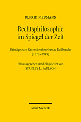 Rechtsphilosophie im Spiegel der Zeit - Ulfrid Neumann