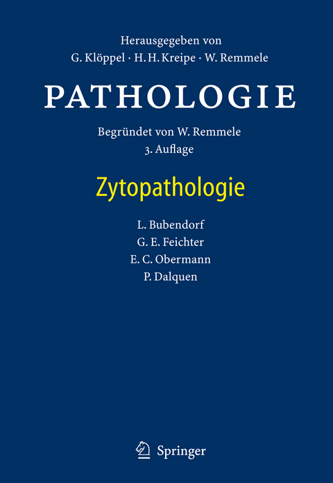 Pathologie -  Lukas Bubendorf,  Georg E. Feichter,  Ellen C. Obermann,  Peter Dalquen