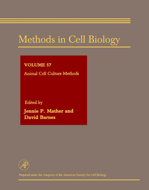 Animal Cell Culture Methods - 