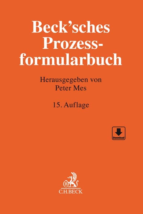 Beck'sches Prozessformularbuch - 