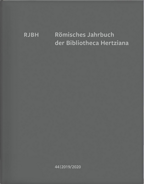 Römisches Jahrbuch der Bibliotheca Hertziana - 