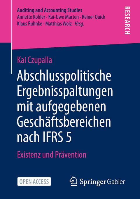 Abschlusspolitische Ergebnisspaltungen mit aufgegebenen Geschäftsbereichen nach IFRS 5 - Kai Czupalla