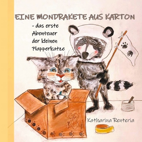 Eine Mondrakete aus Karton - Katharina Renteria