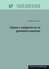 Clases y categorías en la gramática española - 