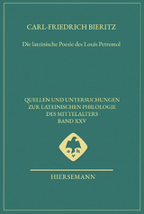 Die lateinische Poesie des Louis Petremol - Carl-Friedrich Bieritz