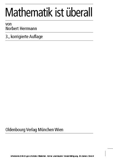 Mathematik ist überall -  Norbert Herrmann