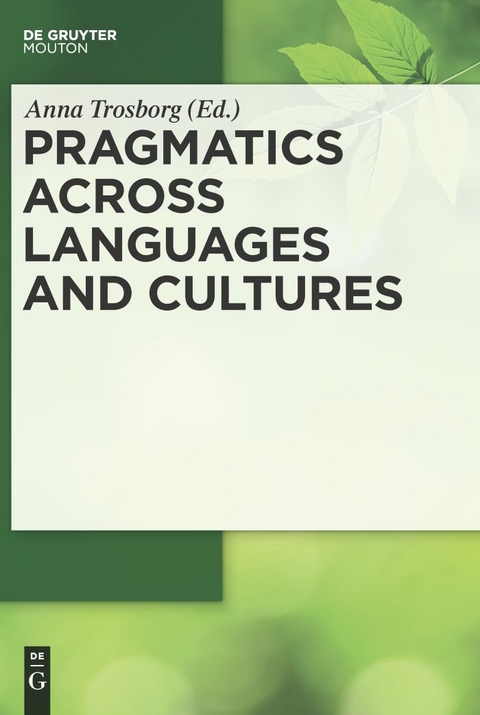 Pragmatics across Languages and Cultures - 