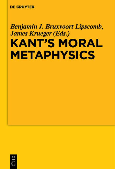 Kant's Moral Metaphysics - 