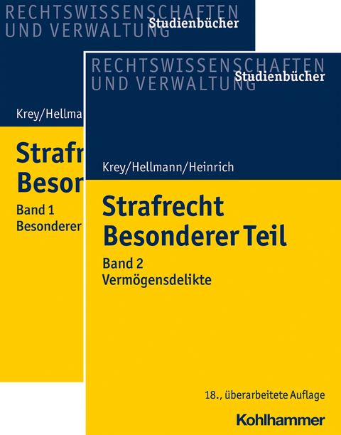 Strafrecht - Besonderer Teil Bd. 1 + Bd. 2 - Paket - Uwe Hellmann, Manfred Heinrich