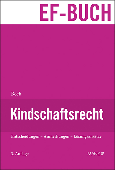 Kindschaftsrecht - Susanne Beck