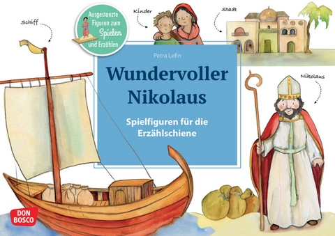 Wundervoller Nikolaus. Erzählschienen-Figurenset