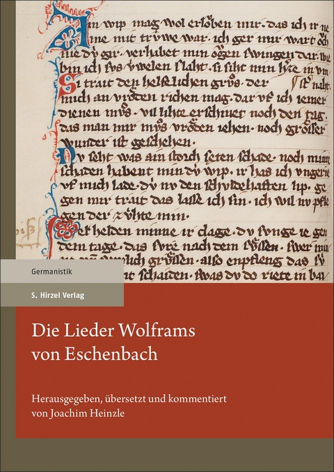 Die Lieder Wolframs von Eschenbach - 
