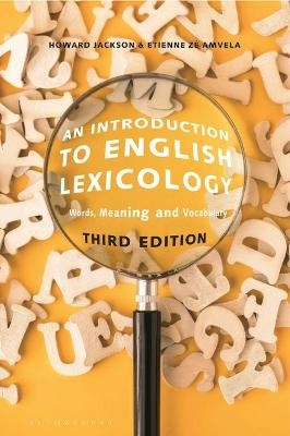 An Introduction to English Lexicology - Professor Howard Jackson, Dr Etienne Zé Amvela