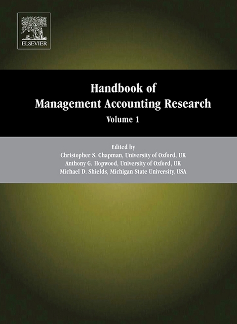 Handbook of Management Accounting Research - 