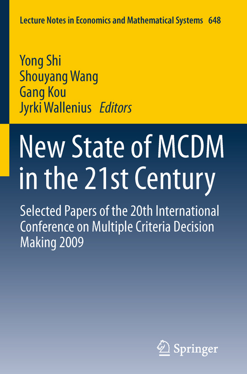 New State of MCDM in the 21st Century - 