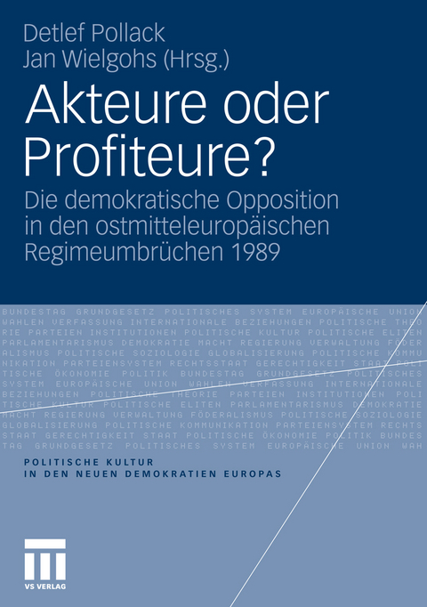 Akteure oder Profiteure? - 