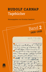Tagebücher Band 2: 1920–1935 - Rudolf Carnap