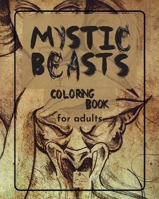 Mystic Beasts Coloring Book - Raz McOvoo