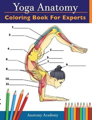 Yoga Anatomy Coloring Book for Experts - Anatomy Academy