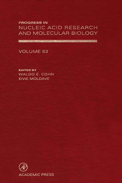 Progress in Nucleic Acid Research and Molecular Biology - 