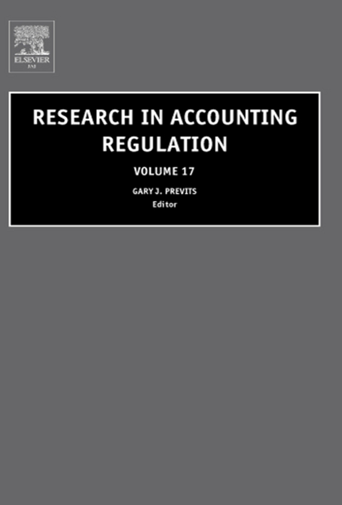 Research in Accounting Regulation - 