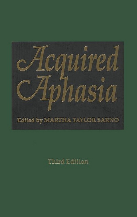 Acquired Aphasia - 