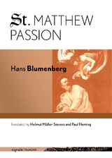 St. Matthew Passion - Hans Blumenberg