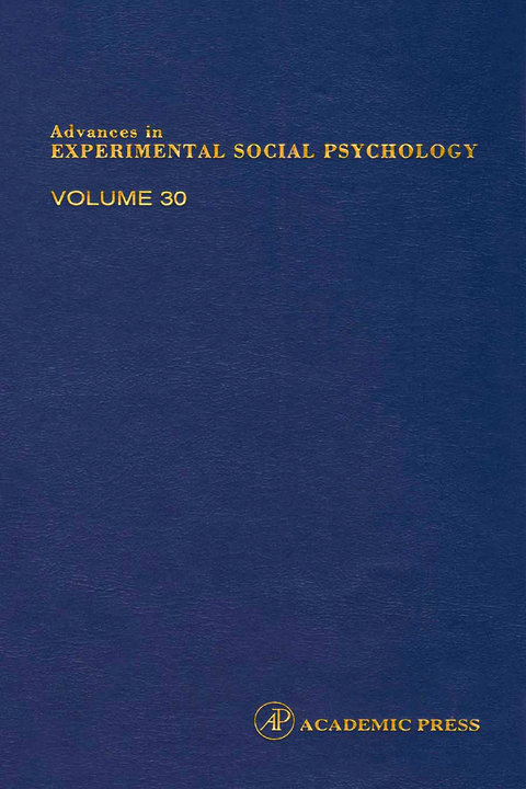 Advances in Experimental Social Psychology