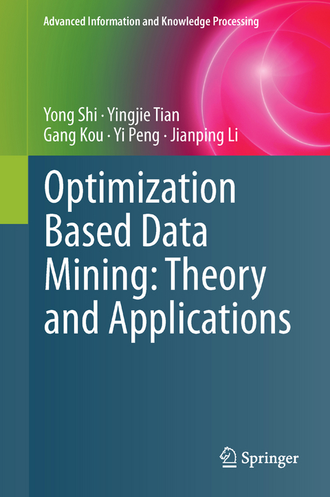 Optimization Based Data Mining: Theory and Applications - Yong Shi, Yingjie Tian, Gang Kou, Yi Peng, Jianping Li