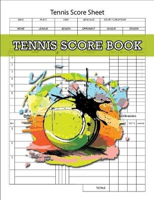 Tennis Score Book, Tennis Score Sheet -  Nisclaroo