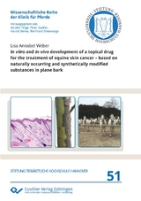 In vitro and in vivo development of a topical drug for the treatment of equine skin cancer – based on naturally occurring and synthetically modified substances in plane bark - Lisa Annabel Weber