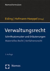 Verwaltungsrecht - Eiding, Lutz; Hofmann-Hoeppel, Jochen