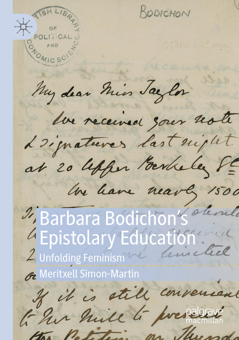 Barbara Bodichon’s Epistolary Education - Meritxell Simon-Martin