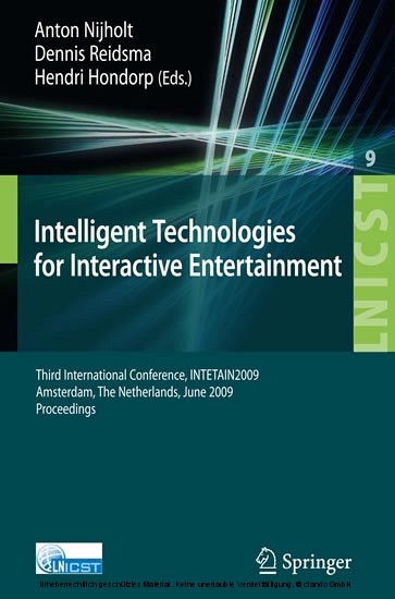 Intelligent Technologies for Interactive Entertainment -  Anton Nijholt