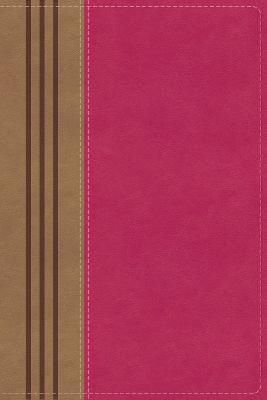 NIV, Biblical Theology Study Bible, Leathersoft, Pink/Brown, Thumb Indexed, Comfort Print