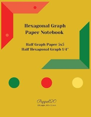 Hexagonal Graph Paper Notebook - Pappel 20