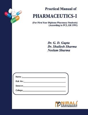 Pharmaceutics-I - Dr G D Gupta