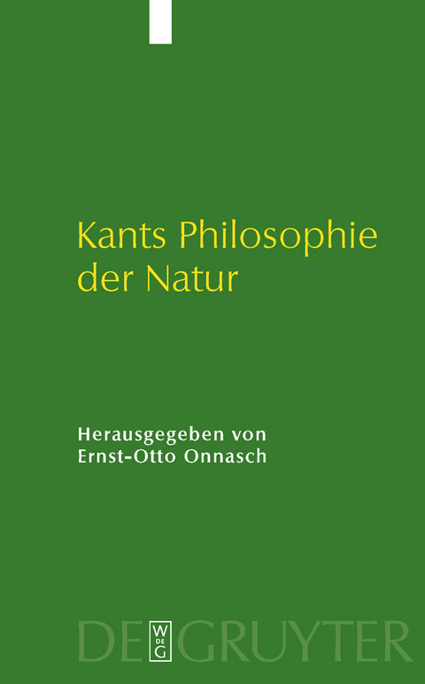 Kants Philosophie der Natur - 