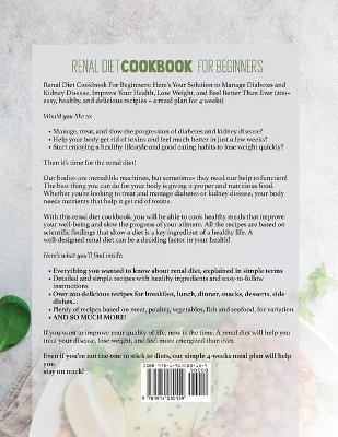 Renal Diet Cookbook for Beginners - Susan Lower