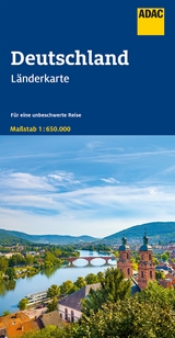 ADAC Länderkarte Deutschland 1:650.000 - 