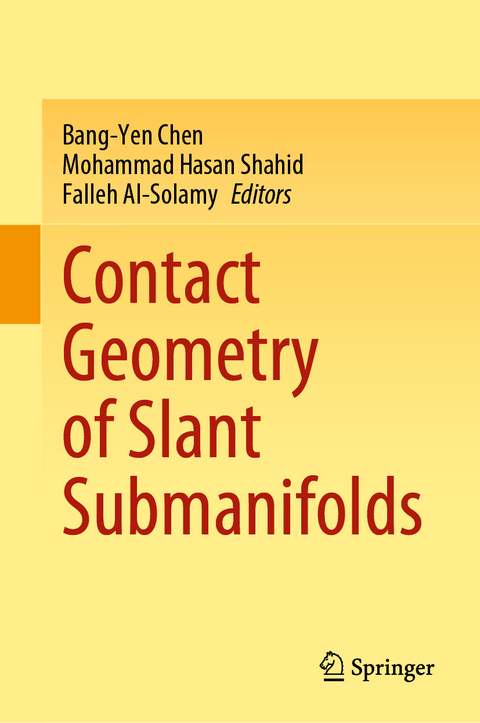 Contact Geometry of Slant Submanifolds - 