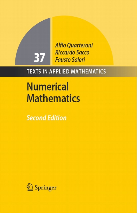 Numerical Mathematics -  Alfio Quarteroni,  Riccardo Sacco,  Fausto Saleri