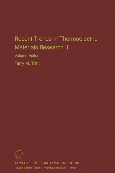 Recent Trends in Thermoelectric Materials Research, Part Two