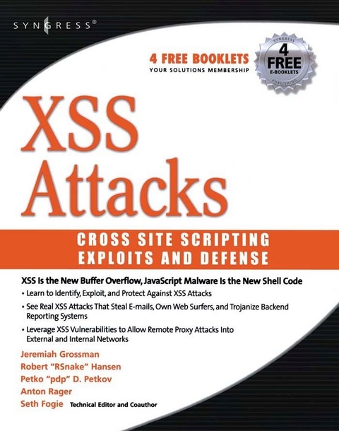 XSS Attacks -  Seth Fogie,  Jeremiah Grossman,  Robert Hansen,  Petko D. Petkov,  Anton Rager