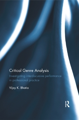 Critical Genre Analysis - Vijay K. Bhatia