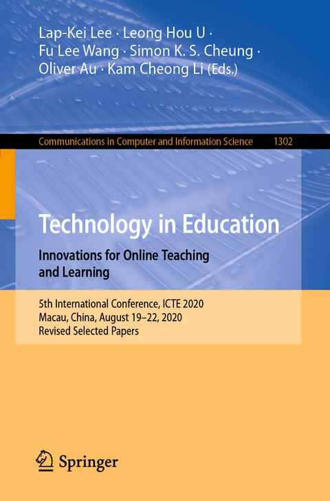 Technology in Education. Innovations for Online Teaching and Learning - 