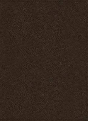 NKJV, Wiersbe Study Bible, Genuine Leather, Brown, Thumb Indexed, Red Letter, Comfort Print