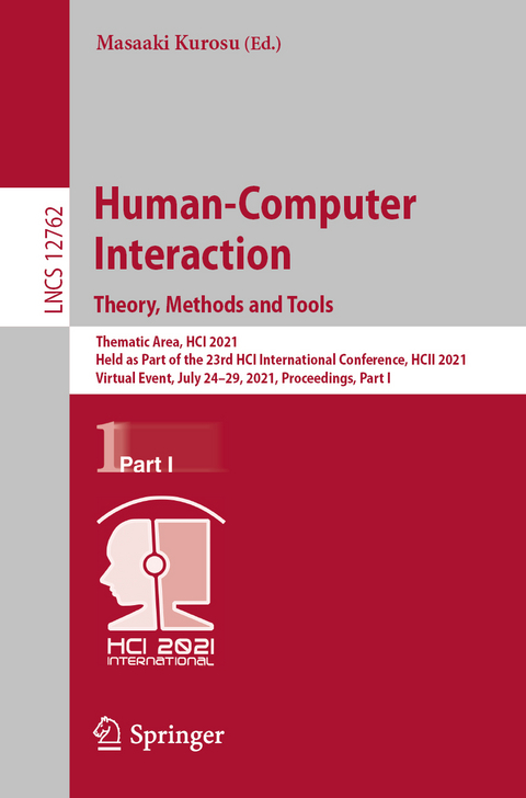 Human-Computer Interaction. Theory, Methods and Tools - 
