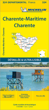 Charente  Charente-Maritime - Michelin Local Map 324 - Michelin