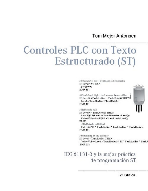 Controles PLC con Texto Estructurado (ST) - Tom Mejer Antonsen